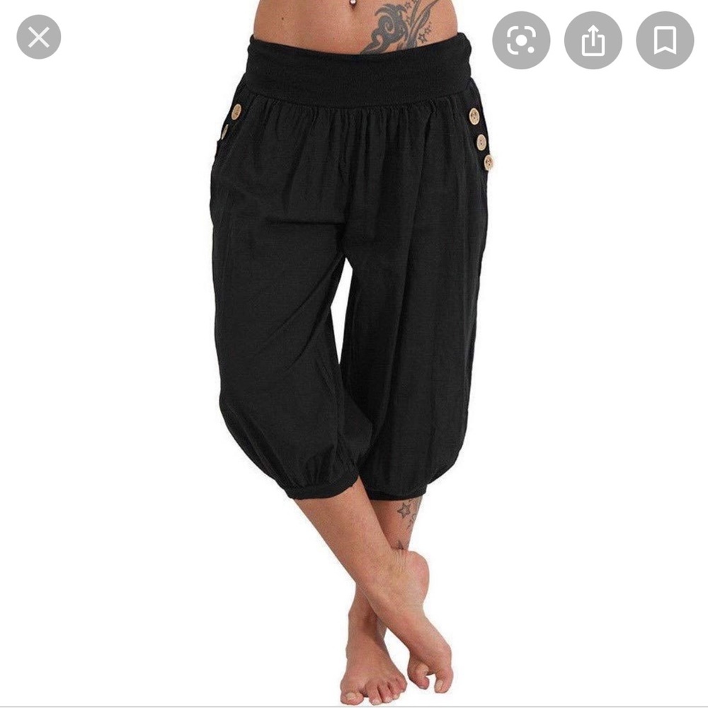 Diesel cropped harem pants